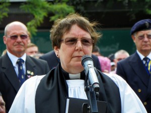 Royal Anglian Regiment Parade 129: The Reverend Jacky Page Photo by Peter O'Connor aka anemoneprojectors