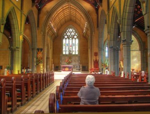 woman praying