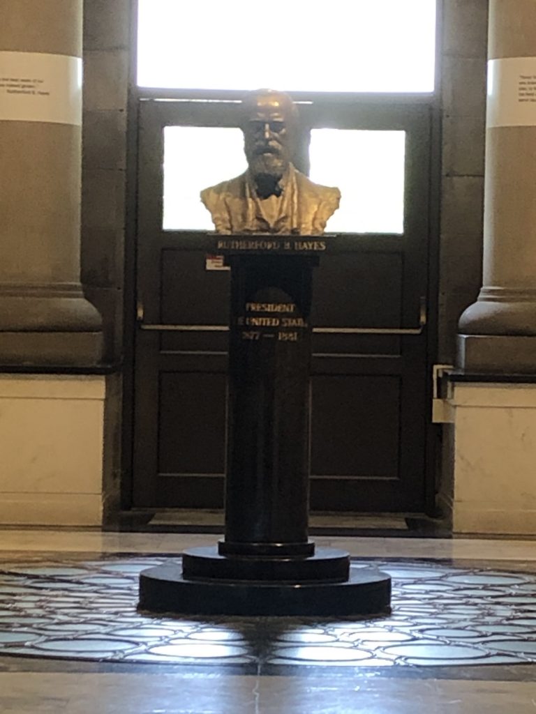 Rutherford B. Hayes bust