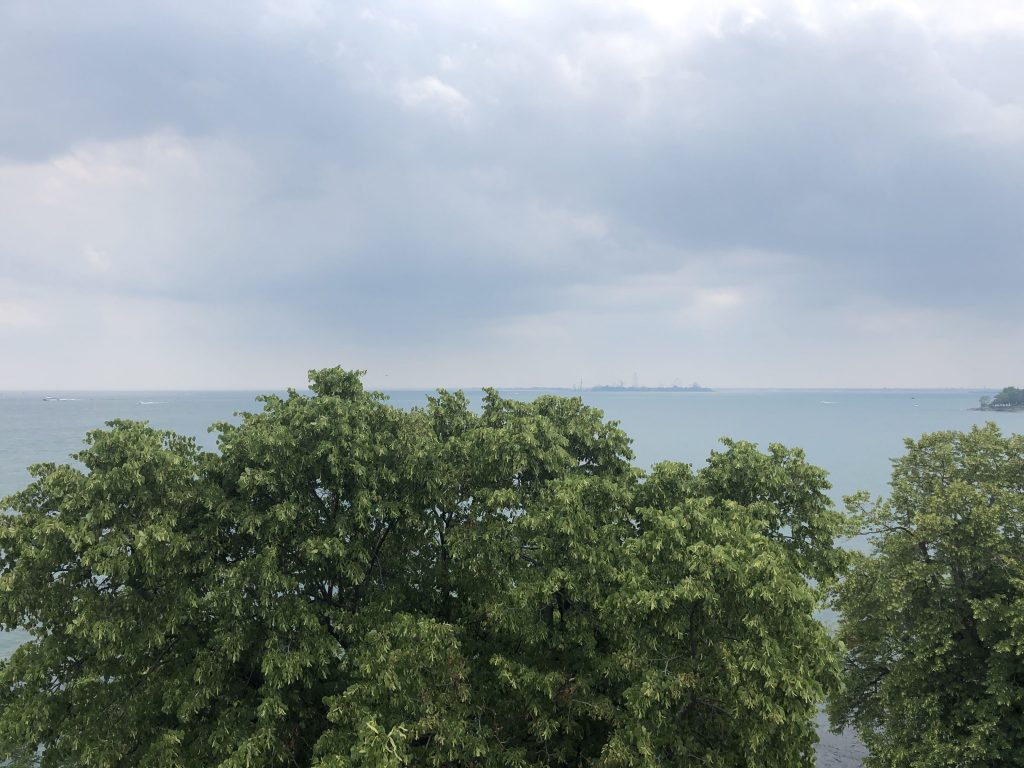 view from top of Marblehead Lighthouse