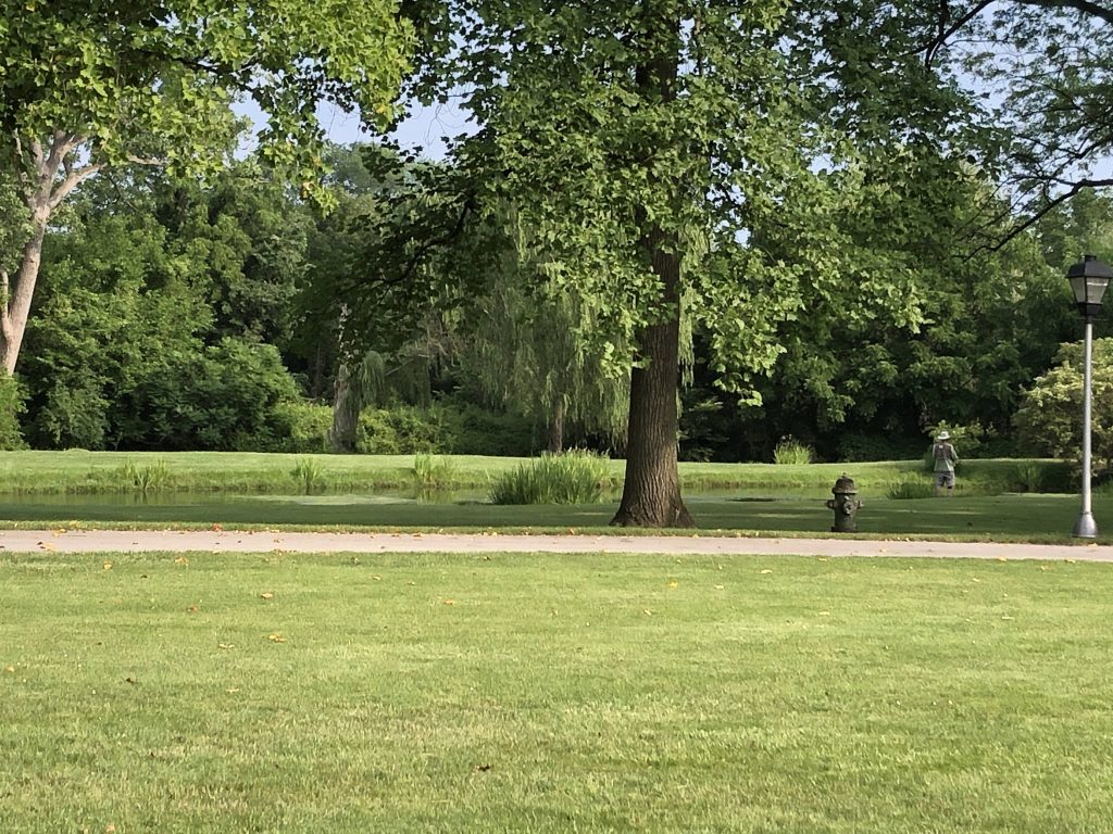 fisherman at Sunnybrook Trout Club, Sandusky