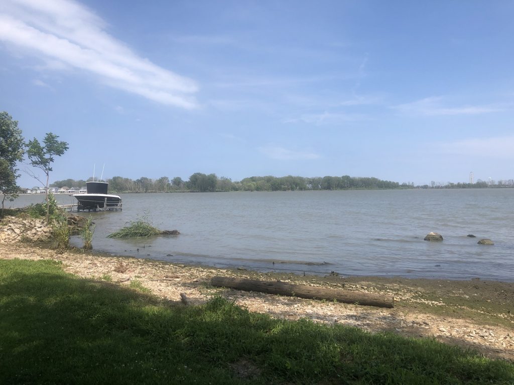 View off Johnson's Island in Sandusky Bay